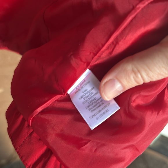 Coldwater Creek Vibrant Red Sleeveless Vest size XL - Picture 3 of 4